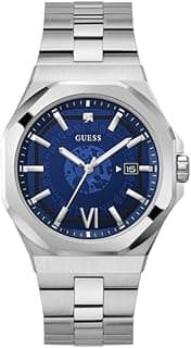 GUESS GUESS Men's 42mm Watch - Black Strap Black Dial Black Case