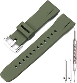 MCXGL waterproof Silicone watchband Compatible with Casio Protrek PRG650 600 PRW6600 Men's sports Replacement Strap Bracelet 24mm Quick release Watch Strap