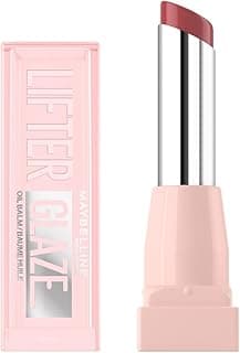 Maybelline New York Lifter Glaze Oil Balm Lipstick, Hydrating Glossy Balm for Smooth Juicy Lips With Hyaluronic Acid + Acerola Cherry Extract 007 Berry Haze