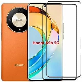 Pack of 2 Screen Protectors, 9H Tempered Glass Screen Protector for Honor X9b 5G