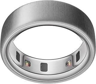 · Size 12 – Smart Ring | Wearable Sleep Tracker | Heart Rate | Fitness Tracker | Up to 8 Days of Battery Life - Brushed Silver - Oura Ring 4