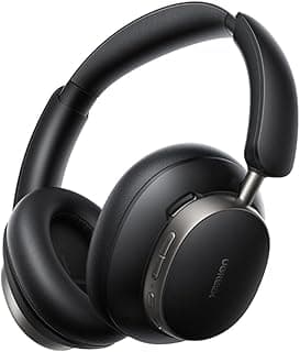 UGREEN Studio Pro Headphones Wireless, 120H Playtime, Adaptive Noise Cancelling, Hi-Res Sound Bluetooth 6.0 Over-ear Headsets, Custom EQ & Multiple Connection via App, Foldable Retractable Earphones