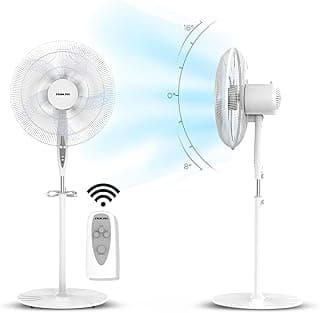 Nikai Electric Pedestal Oscilating Stand Fan With Remote|45Watts|50/60Hz | Model No Npf1634Rt, min 2 yrs warranty
