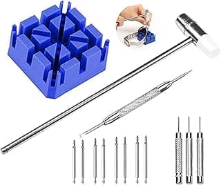 X spring X spring Watch Repair Kit, Watch Link Removal Tool, Watch Band Tool Kit, Watch Band Strap Link Pin Remover Removal Adjustable Repair Tool Kit, Bar Tool Kit with Watch Straps