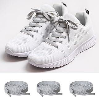 3 Pair Flat Shoe laces, 5/16" Wide Shoelaces for Athletic Running Sneakers Shoes Boot Strings