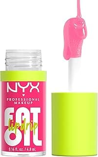 NYX PROFESSIONAL MAKEUP Fat Oil Lip Drip, Moisturizing, Shiny, Vegan Tinted Lip Gloss, Non-Sticky Finish, 12H Hydration, Squalane, Raspberry and Cloudberry Oils - MISSED CALL