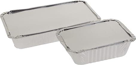 Hotpack Aluminium Container Combo Pack Set of 20 Pieces, 890 mlWith 420 ml- Pack of 1