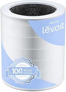 LEVOIT Core 600S-P Air Purifier 3-in-1 Replacement Filter, Supports HEPA Sleep Mode, Core600S-RF, 1 Pack, White