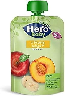 Hero 3 Fruits Puree in Pouch 100 g