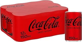 Coca Cola Zero Calories,Carbonated soft drink can, 150MLx12 pcs