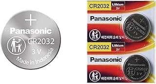 Panasonic Panasonic CR2032 3V Lithium Coin Battery (Pack of 2)
