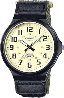 Casio Casio MW240 Series | Men’s Quartz Watch | 50M WR | Large Resin Case | Resin Glass | Resin Band | Large Arabic Numerals | Analog Watch | Easy to Read Display | 3 Year Battery