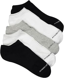 American Eagle Aeo Low Cut Socks 5-Pack For Men Black One Size Fits All, BLACK, One Size