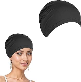 GoodTool Hijab Cap for Women, Cotton Bonnet Hijab, Adjustable Head Wrap Hat, Head Turbans for Daily Wear