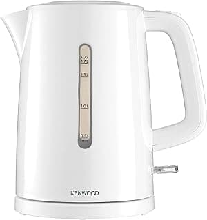 Kenwood Kettle 1.7L Cordless Electric Kettle 2200W With Auto Shut-Off & Removable Mesh Filter Zjp00.000Wh White,