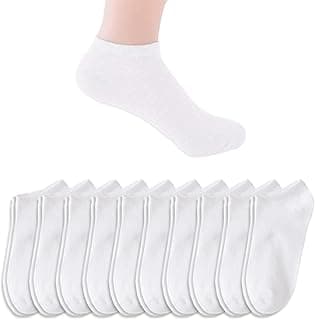 Necomi Color and Shape Mix Sports Women's Socks - Breathable, Comfortable Short/Long Cotton Boat Socks