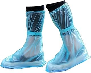 MAKINGTEC 2 Pairs Waterproof Shoe Cover, Boot and Shoe Covers, Water and Skid Resistant Boot Covers, Reusable Rain Shoe Covers for Men Women Galoshes Rain Boots Overshoe