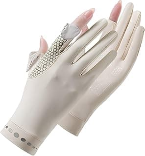 SICHER Women's Sun Protective Glove- UPF 50+ UV Sun Protection Quick Dry Anti Slip Driving Gloves for Cycling Riding