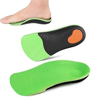 Bolivia's Bolivia's Arch Support Insole, 3/4 Length Orthotic Inserts for Flat Feet, Comfortable Foot Support for Men and Women (Size L 43-44)