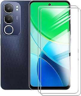 Pack of 2 Screen Protectors, 9H Tempered Glass Screen Protector for Vivo Y19S 4G