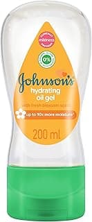 Johnson's Baby Hydrating Oil Gel 200ml – With Fresh Blossom Scent, Locks in Moisture, Keeps Baby’s Skin Soft, Smooth & Comfortably Moisturized