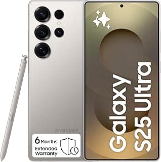 Samsung Galaxy S25 Ultra AI Phone, 256GB Storage, 10 Months x 0% interest Buy Now Pay Later, 6 Month Extended Manufacturer Warranty, Titanium Gray, 200MP Camera (KSA Version) [Amazon Exclusive]