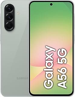 Samsung Galaxy A56 5G, Android Smartphone, 256GB Storage, 12GB RAM, Awesome Olive, 6x OS Upgrades, Large Display, Long Battery Life (KSA Version)