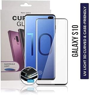 Original Samsung Galaxy S10 Screen Protector [UV Tempered Glass] [Fingerprint compatible][No-Bubble][Scratch-Resistant] Full Coverage official Tempered Glass 9H HD clear in-Display