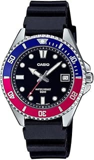 Casio Men's Dive Watch - MDV-10-1A2VDF Black Dial