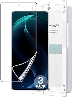 JETech Screen Protector for Samsung Galaxy S26 Ultra, Flexible TPU Film with Easy Installation Tray, Fingerprint ID Compatible, HD Clear, 3-Pack