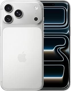 Apple iPhone 17 Pro Max 256 GB: 6.9-inch Display with ProMotion, A19 Pro Chip, Best Battery Life in Any iPhone Ever, Pro Fusion Camera System, Center Stage Front Camera; Silver