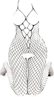1 Piece Women's Lingerie Fishnet Mesh Lingerie Bodysuits Mesh Nightwear Free Size
