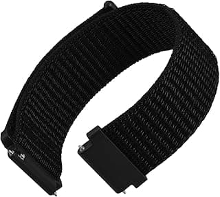WOCCI Adjustable Nylon Sport Watch Bands with Hook and Loop Fastener, Quick Release Watch Straps for Men and Women, Band Width 16mm 18mm 19mm 20mm 21m 22mm 24mm