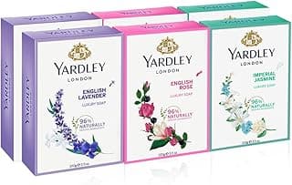 Yardley London Soap, Long Lasting, Rich And Creamy Lather, Beautiful Scented Fragrance, 100 gm X 6