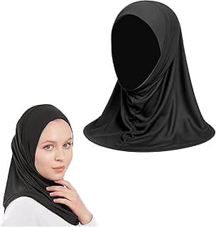 GoodTool Hijab with Chin Wrap for Women, Inner Under Scarf Hat Hijab Cap, Muslim Hijab Scarf for Daily Use