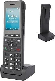 4G LTE Cordless Phone for Home, Desktop Phone with 2.4in Color LCD Screen, 2 Mic, Noise Cancellation, Suitable for Dect VoIP