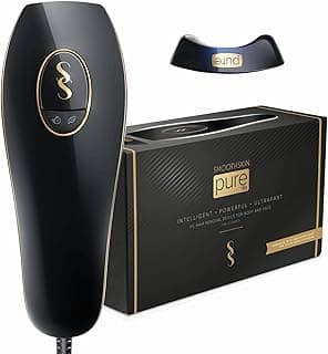 SMOOTHSKIN New Pure Fit Ultrafast Painless IPL Permanent laser hair removal home device and machine for Women & Men - Body & Face,hair removal system,Clinically Tested and FDA Cleared.