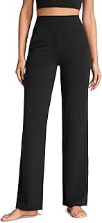 CRZ YOGA Womens Butterluxe High Waist Wide Leg Pants with Pockets 31" - Buttery Soft Comfy Casual Yoga Lounge