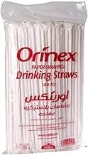 ORINEX PAPER WRAPPED STRAWS COLOR 100 PCS