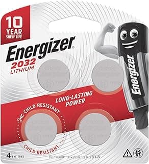 Energizer Energizer CR2032 3V Lithium Battery - Pack of 4 Pieces