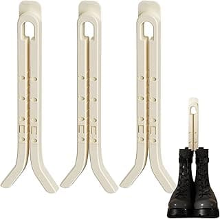 KASTWAVE Boot Shoe Shapers, Adjustable PP Boot Shaper for Tall Boots, Foldable Boot Stuffers, Tall Boot Shapers for Snow Boots, Rain Boots, And Work Boots, Boot Inserts for Home 3 Pcs