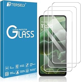 T Tersely [3-Pack] Tempered Glass Screen Protector for Motorola G35 5G, Case Friendly, Ultra-Clear, Shatterproof, Anti-Scratch Film for Enhanced Protection