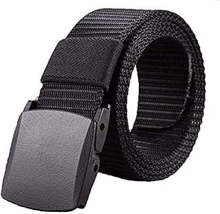 halamodo Unisex Ha Casual Nylon Belt Casual