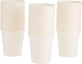 Hotpack Heavy Duty Paper Cups White 6.5 ounce, 50 Pieces