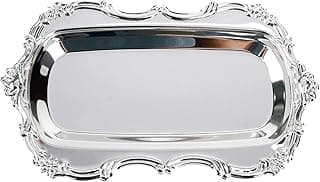 Bukela Bukela Vintage Silver Trinket Dish Small Jewelry Tray Perfume Organizer Antique Iron Decor For Wedding Detail Props Vanity