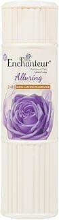 Enchanteur alluring perfumed talc with classic notes of roses and exotic irises, 125 g