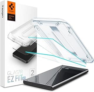 Spigen GLAStR EZ FIT HD [2 Pack] for Samsung Galaxy S24 ULTRA Screen Protector (2024) Premium Tempered Glass [Case Friendly] - 2 PACK