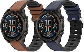 Gransho Compatible with Garmin Fenix 6S / Instinct 2S / Fenix 7S Solar/Fenix 7S / Fenix 8 43MM Watch Strap, Gransho Soft Silicone Replacement Band Sports Bracelet NO241226