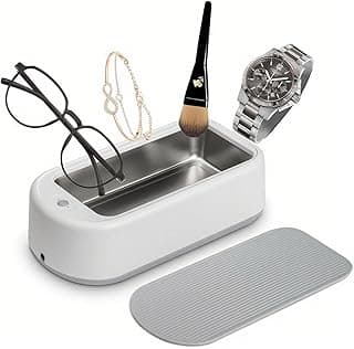 Joyzzz Joyzzz Jewelry Cleaner Ultrasonic Machine, Professional Sonic Cleaning Device, Ultrasonic Jewelry Cleaner for Rings Necklaces and Diamonds, Deep Cleaner for Glasses Dentures and Small Items