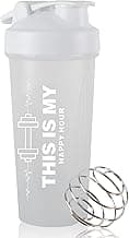 GIFUBOWA Protein Shaker Bottle 20 OZ BPA-Free Shake Cup Mixes for Sports Gym Fitness
